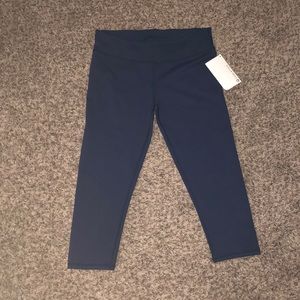 NWT Fabletics Navy Capri